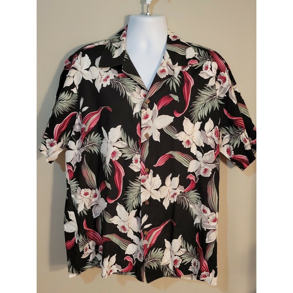 Hilo Hattie's Aloha Hawaiian Shirt Size XL  100% Cotton